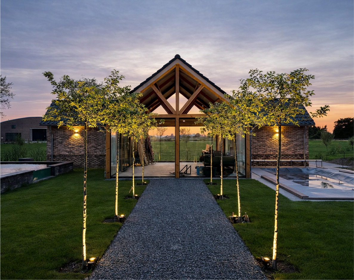 Luxe poolhouse gebouwd in regio Amersfoort