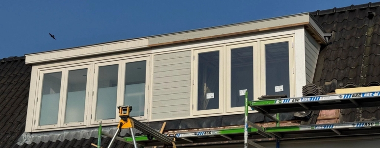 Aannemer aan het werk in Amersfoort, bouwproject door Bouwcombinatie Amersfoort